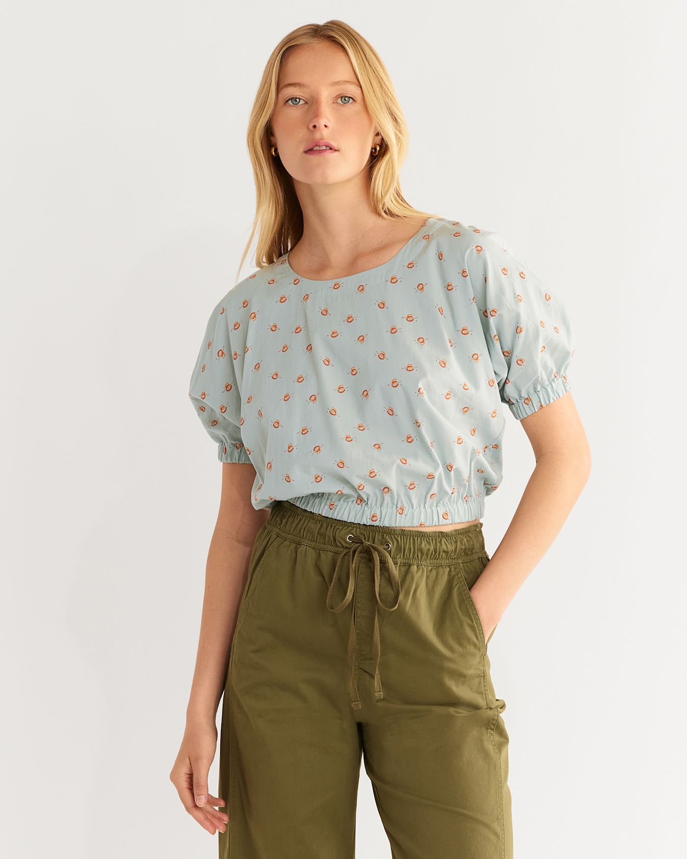 WOMEN'S DOLMAN-SLEEVE TOP